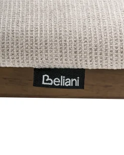 Set di 2 sedie alte ISANTI Legno Marrone scuro/Tortora
