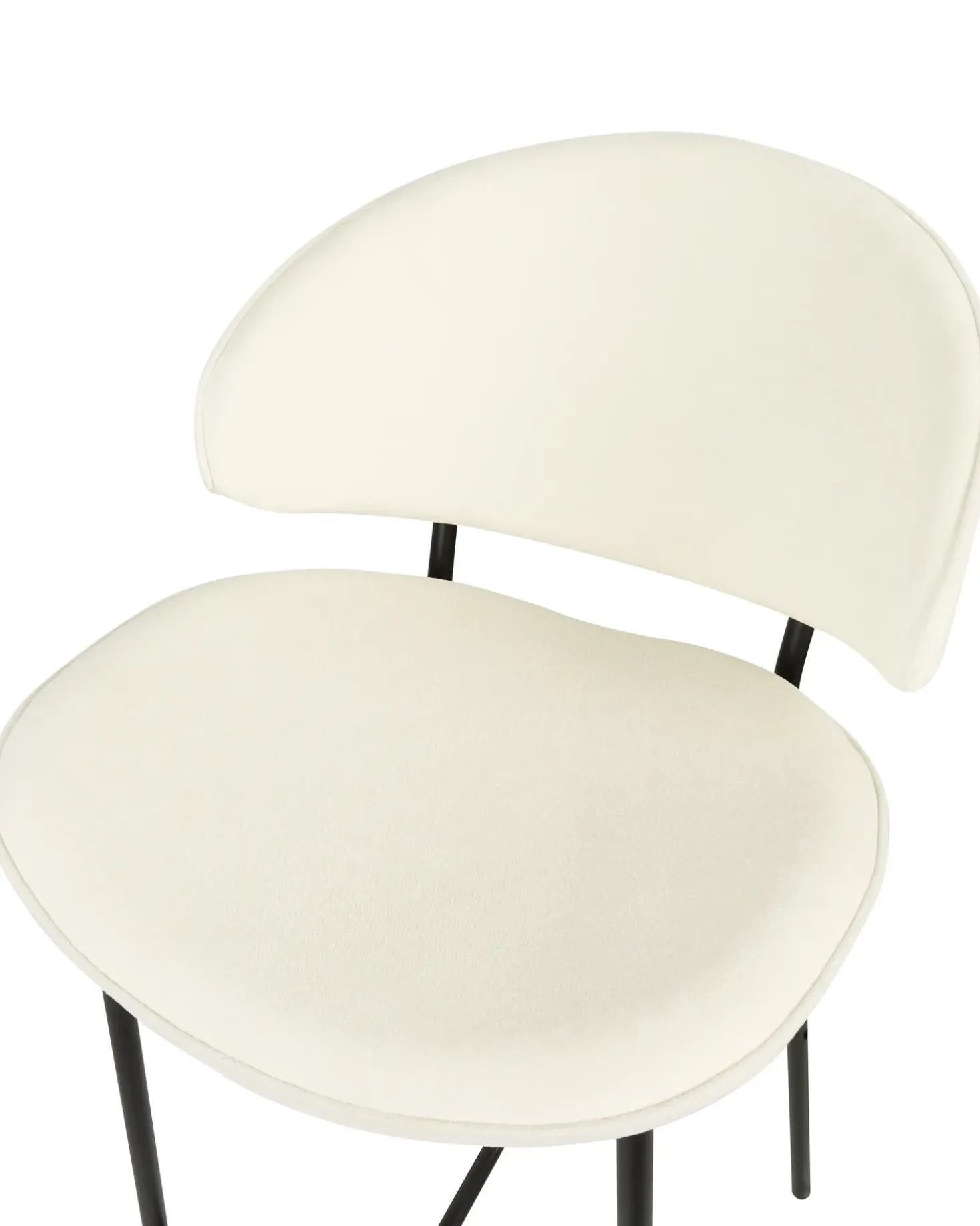 Set di 2 sedie alte KIANA Beige chiaro