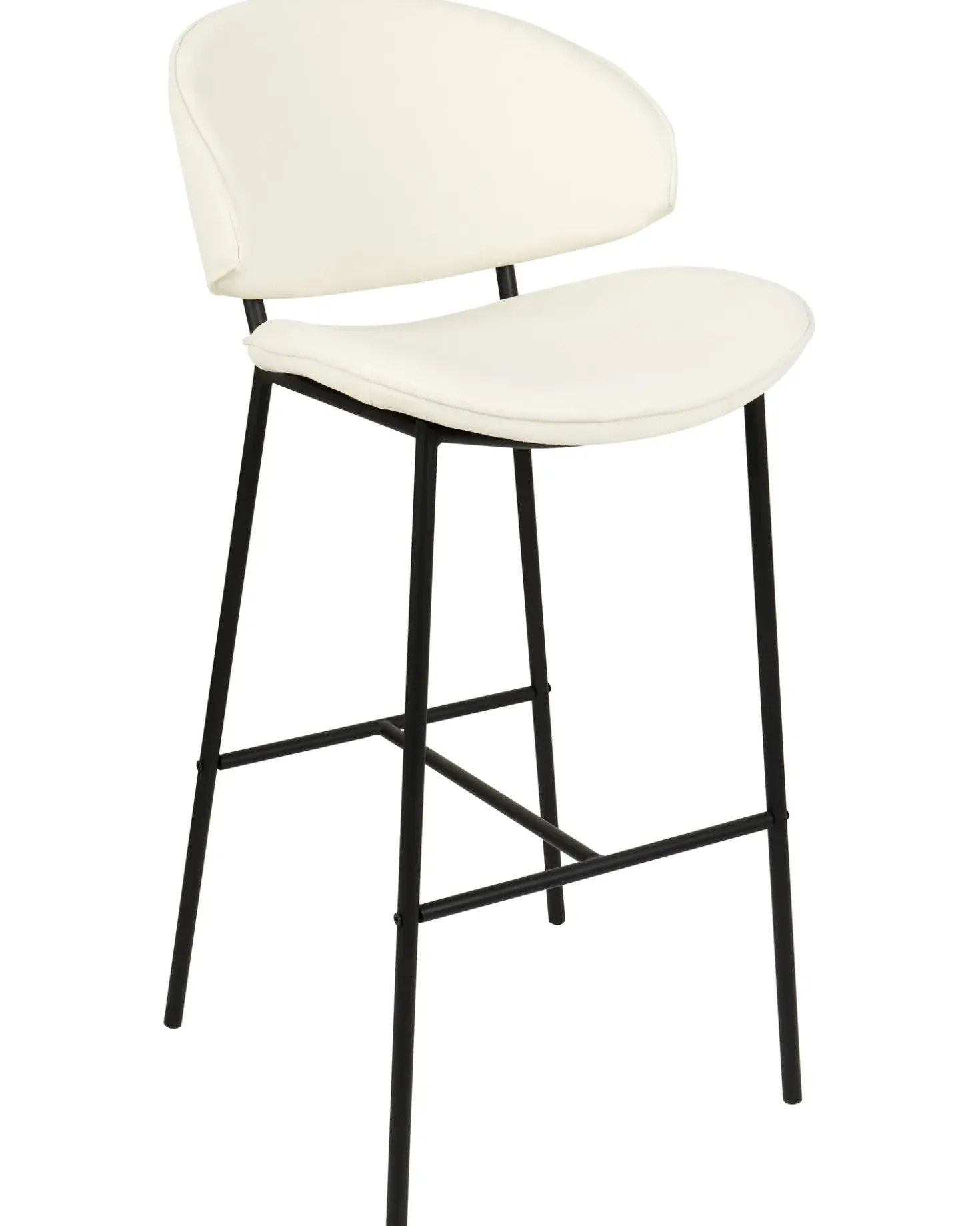 Set di 2 sedie alte KIANA Beige chiaro