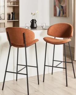 Set di 2 sedie alte KIANA Arancione