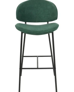 Set di 2 sedie alte KIANA Verde scuro