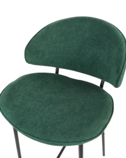 Set di 2 sedie alte KIANA Verde scuro