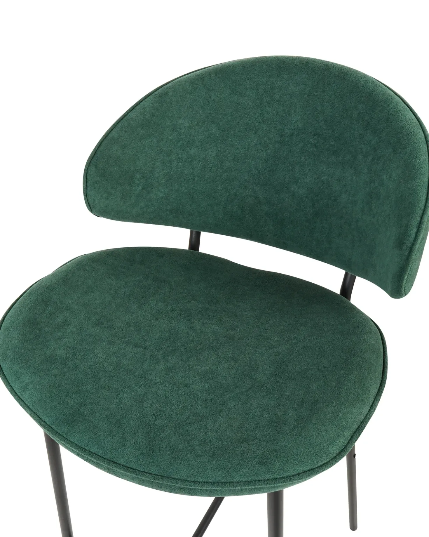 Set di 2 sedie alte KIANA Verde scuro