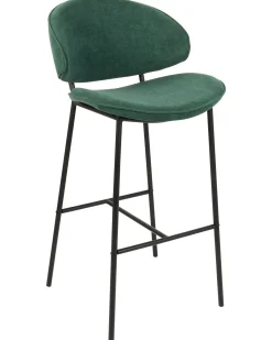 Set di 2 sedie alte KIANA Verde scuro