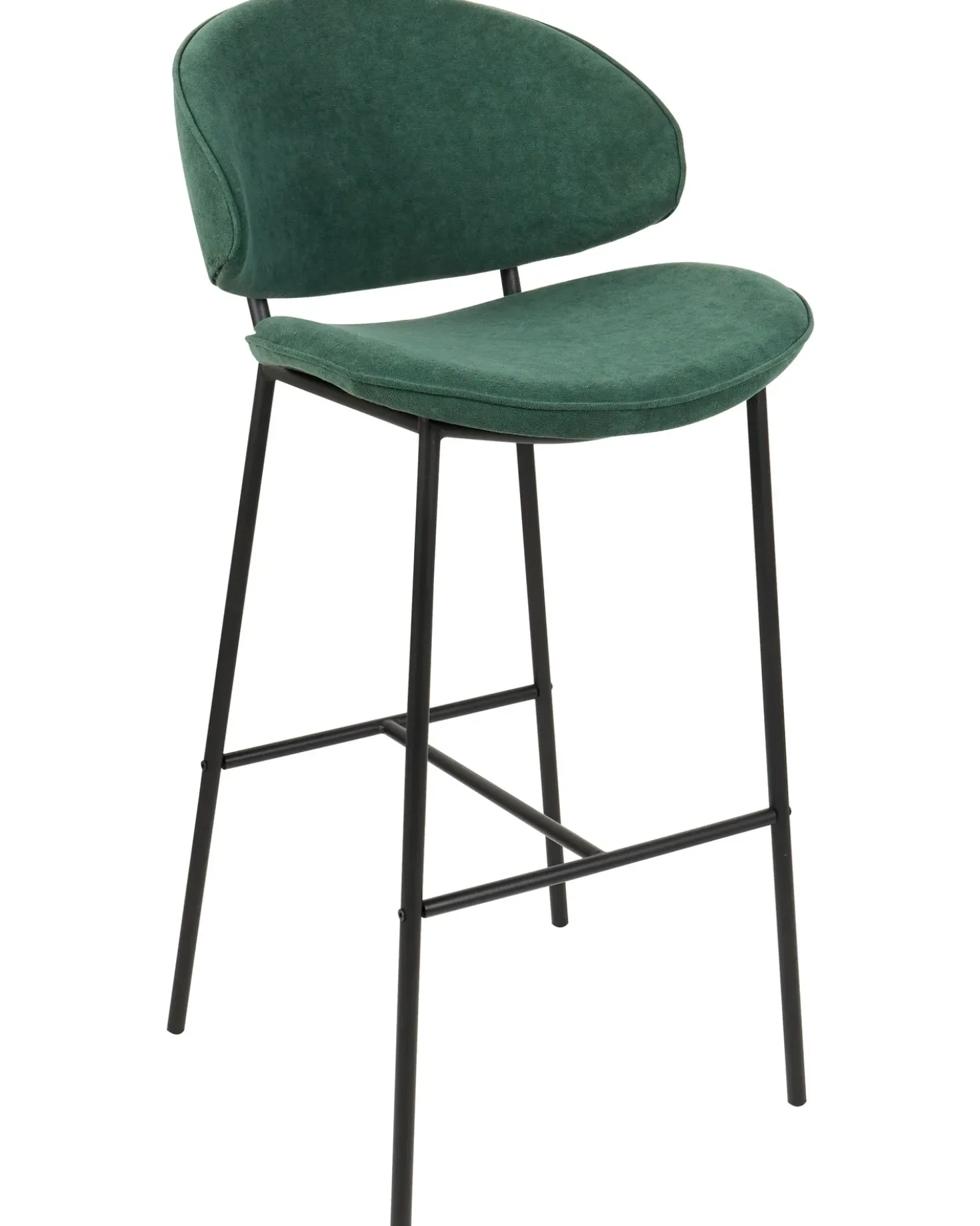 Set di 2 sedie alte KIANA Verde scuro