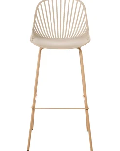 Set di 4 sedie alte KLEVE Beige