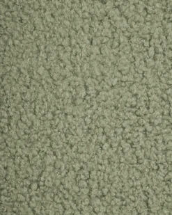 Set di 2 sedie alte LUANA Bouclé Verde chiaro