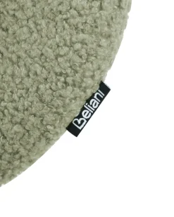 Set di 2 sedie alte LUANA Bouclé Verde chiaro