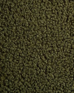 Set di 2 sedie alte LUANA Bouclé Verde scuro