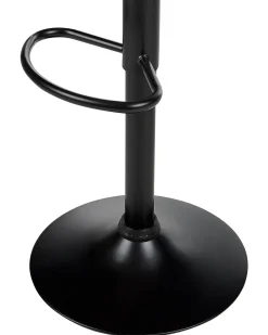 Set di 2 sedie alte LUCERNE Pelle sintetica Marrone dorato