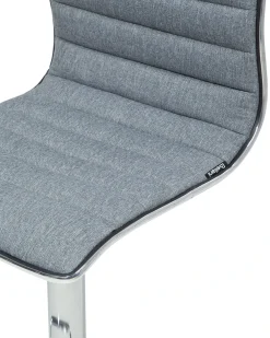 Set di 2 sedie alte LUCERNE Grigio