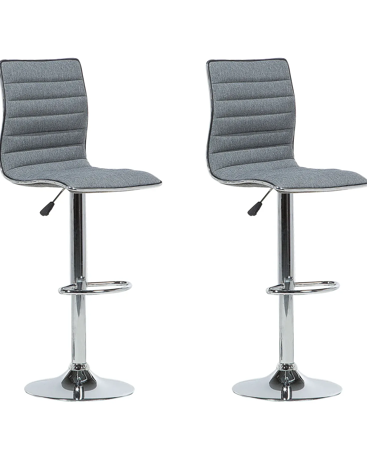 Set di 2 sedie alte LUCERNE Grigio