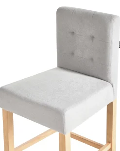 Set di 2 sedie alte MADISON Grigio