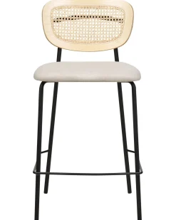 Set di 2 sedie alte MAYETTA Rattan Beige chiaro