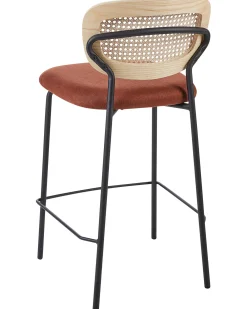 Set di 2 sedie alte MAYETTA Rattan Arancione