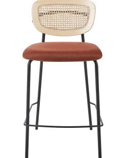 Set di 2 sedie alte MAYETTA Rattan Arancione