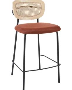 Set di 2 sedie alte MAYETTA Rattan Arancione