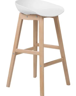 Set di 2 sedie alte MICCO Bianco