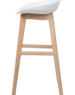 Set di 2 sedie alte MICCO Bianco