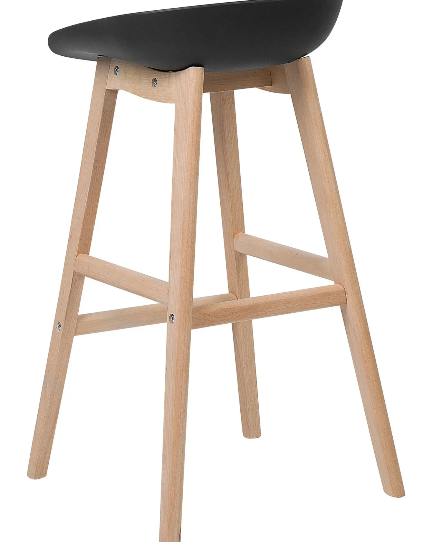 Set di 2 sedie alte MICCO Nero