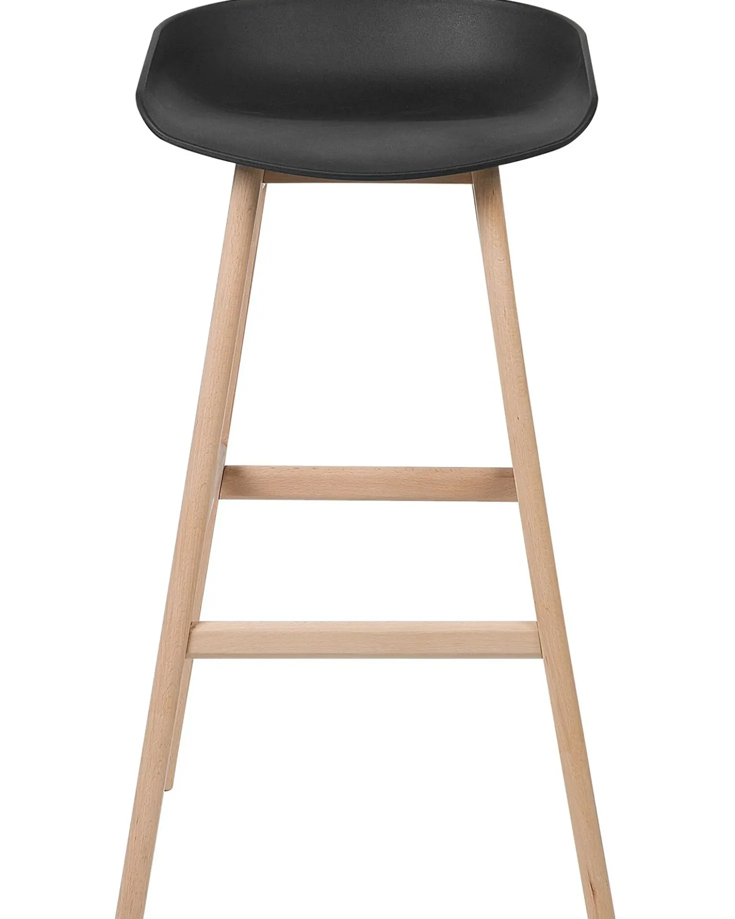Set di 2 sedie alte MICCO Nero
