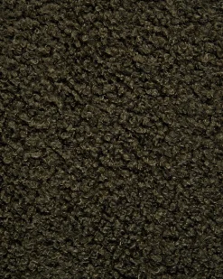 Set di 2 sedie alte MILLS Bouclé Marrone/Verde