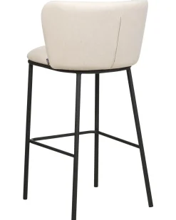 Set di 2 sedie alte MINA Bianco sporco