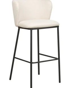 Set di 2 sedie alte MINA Bianco sporco