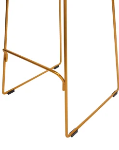 Set di 2 sedie alte PENSACOLA Metallo Oro