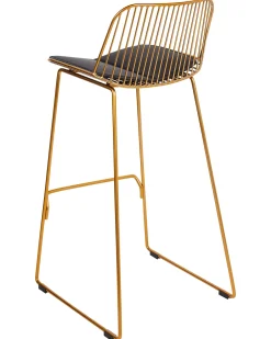 Set di 2 sedie alte PENSACOLA Metallo Oro