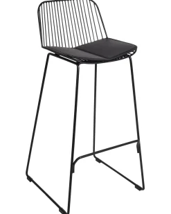 Set di 2 sedie alte PENSACOLA Metallo Nero