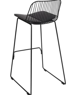 Set di 2 sedie alte PENSACOLA Metallo Nero