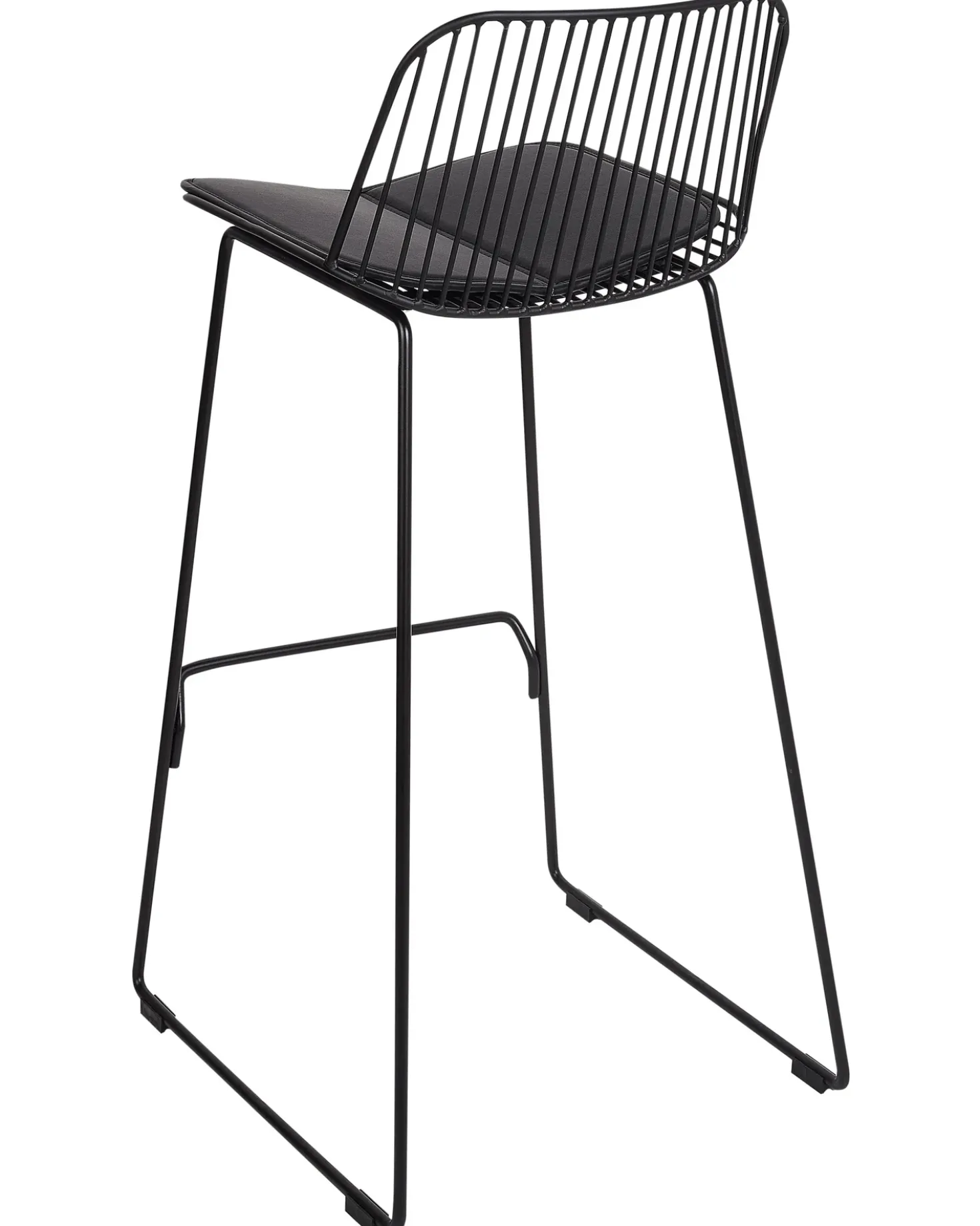 Set di 2 sedie alte PENSACOLA Metallo Nero