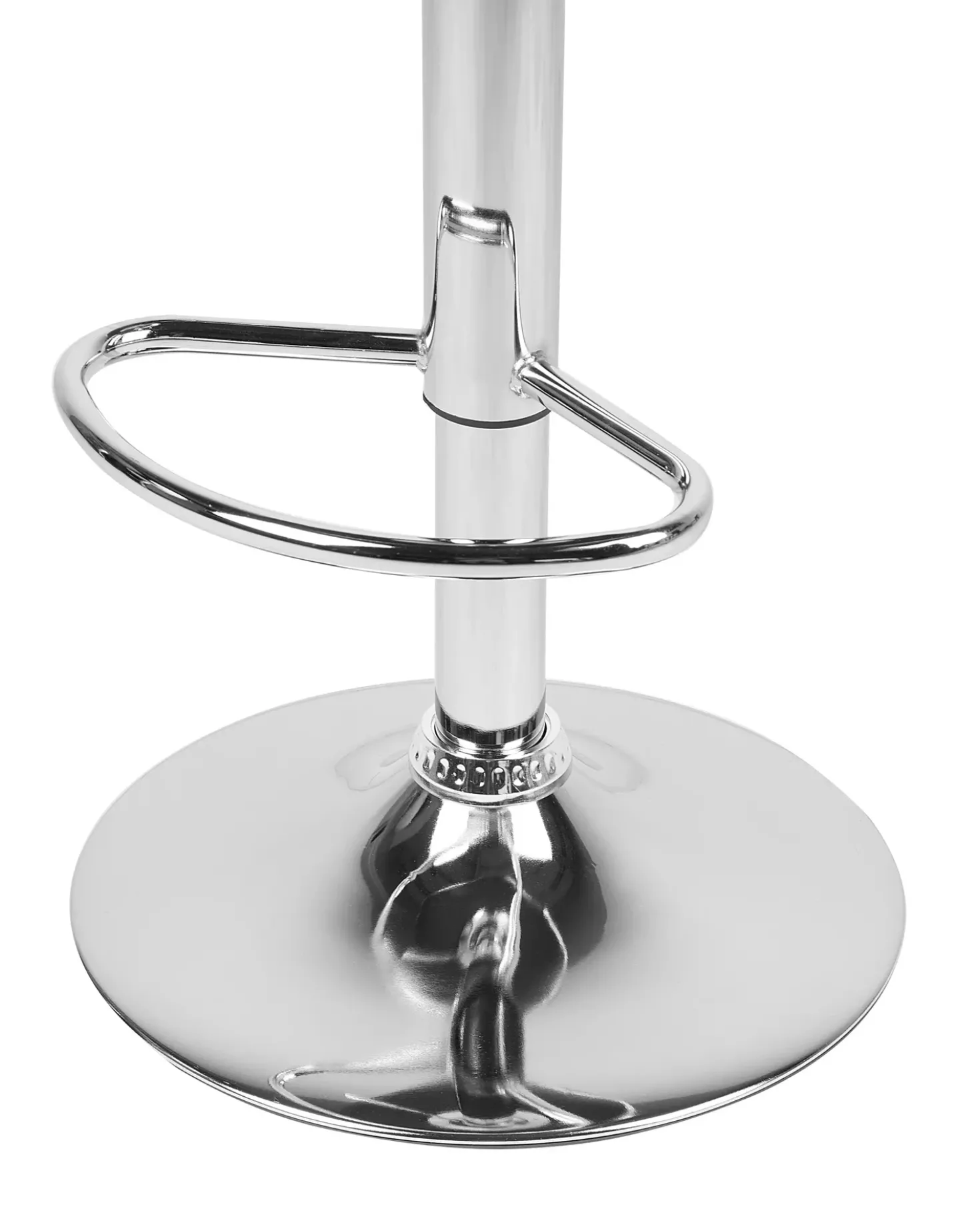 Set di 2 sedie alte PEORIA Pelle sintetica Nero