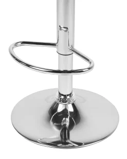 Set di 2 sedie alte PEORIA Pelle sintetica Grigio