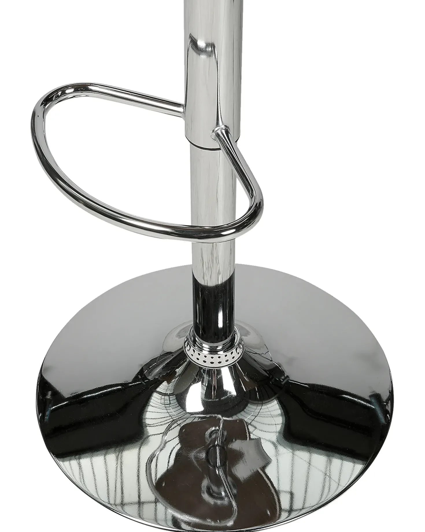 Set di 2 sedie alte ROTTERDAM Pelle sintetica Bianco