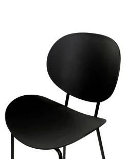 Set di 2 sedie alte SHONTO Nero