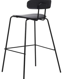 Set di 2 sedie alte SIBLEY Nero