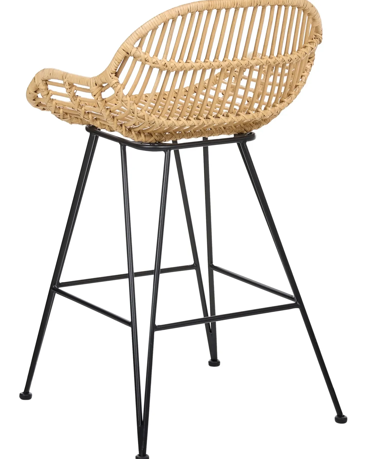 Set di 2 sedie alte TERRELL Rattan Naturale