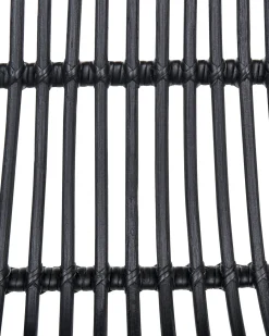 Set di 2 sedie alte TERRELL Rattan Nero