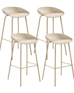 Set di 4 sedie alte VENLO Beige