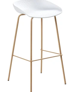 Set di 4 sedie alte VENLO Bianco