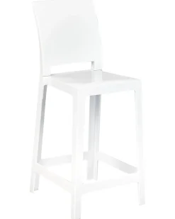 Set di 2 sedie alte WELLINGTON Bianco