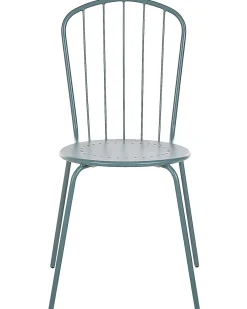 Set di 8 sedie CALVI Metallo Azzurro