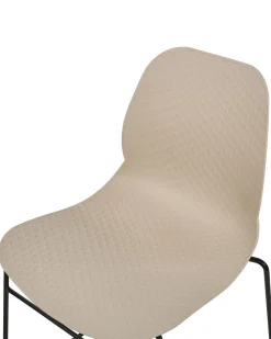 Set di 4 sedie da conferenza PANORA Beige