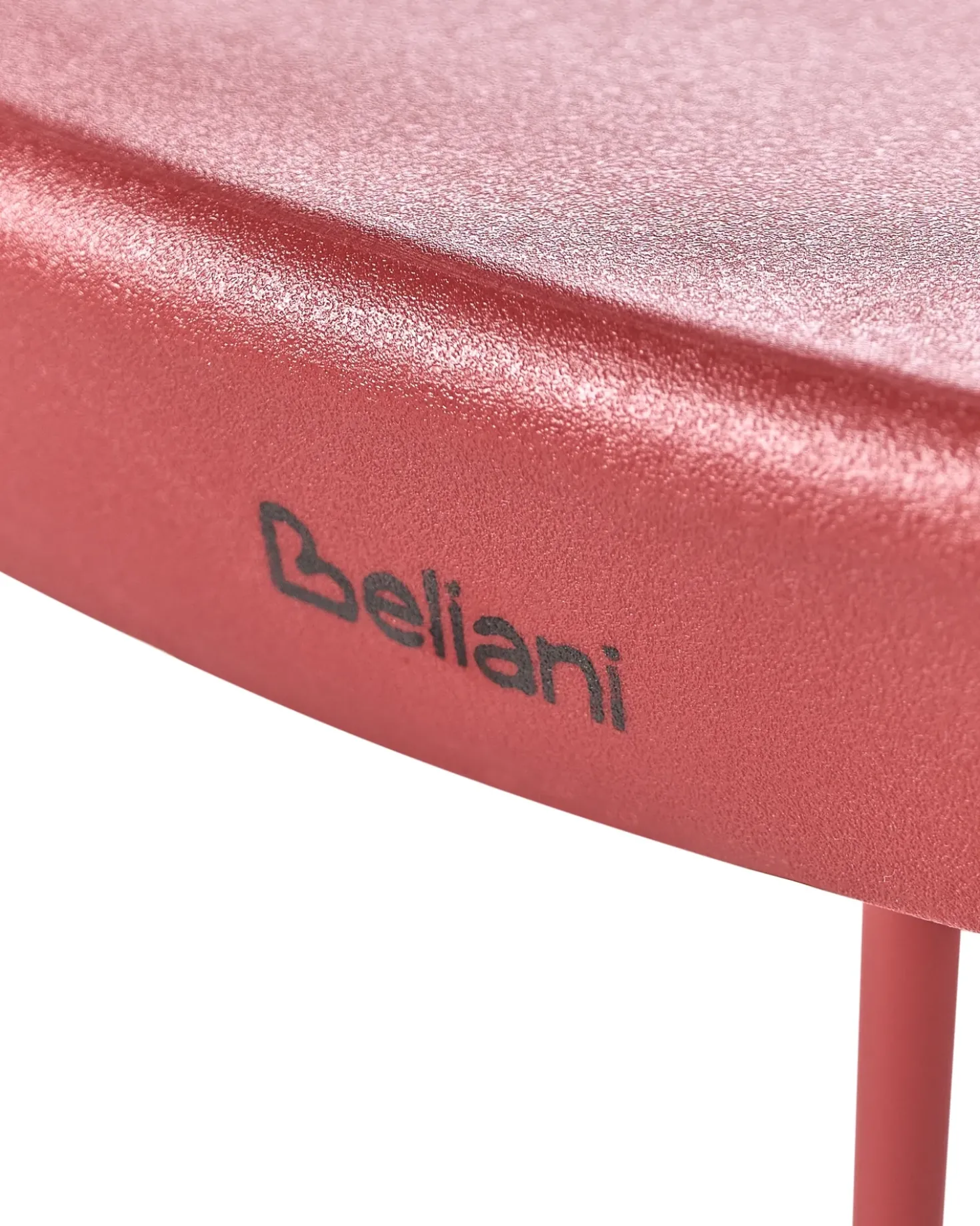 Set di 4 sedie da giardino MALEVIZI Impilabile Rosso