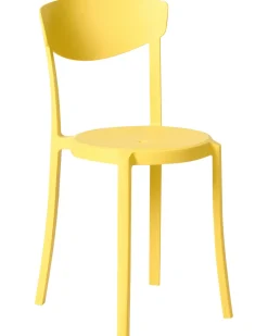 Set di 4 sedie da giardino VIESTE Giallo