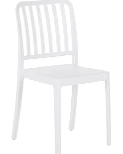 Set di 2 sedie da giardino SERSALE Materiale sintetico Bianco
