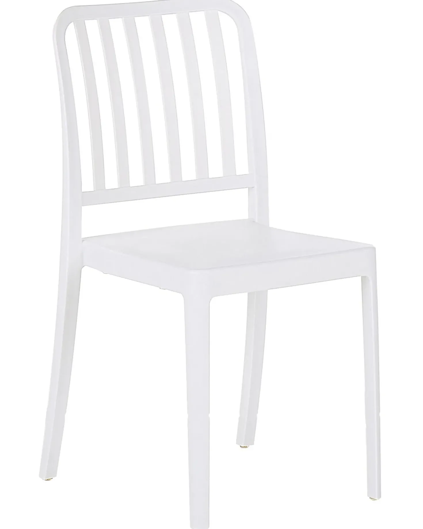 Set di 2 sedie da giardino SERSALE Materiale sintetico Bianco
