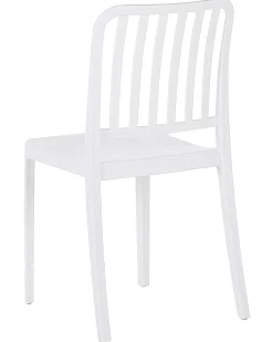 Set di 2 sedie da giardino SERSALE Materiale sintetico Bianco